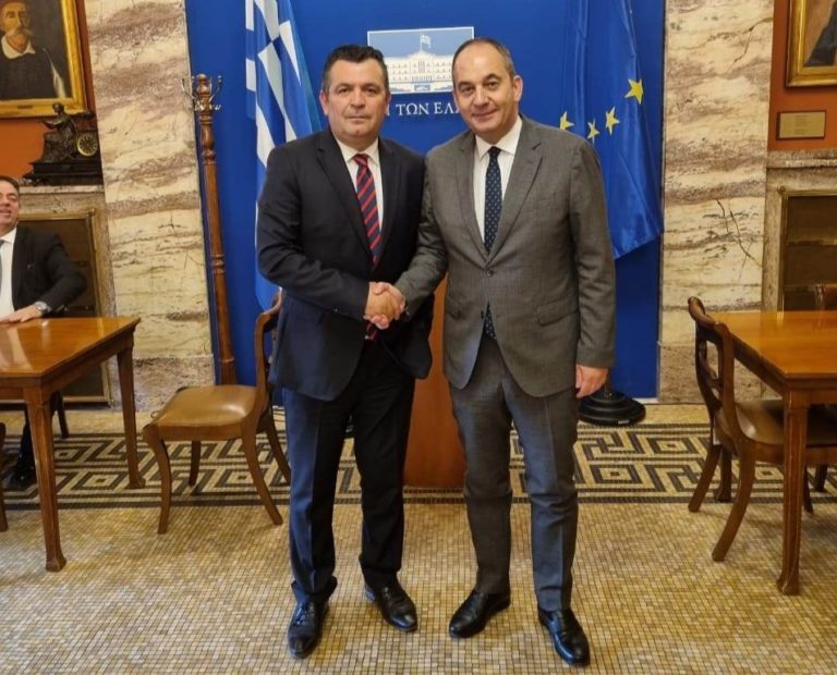 Συνάντηση Γ. Πλακιωτάκη με κοινοβουλευτικό εκπρόσωπο Ν.Δ. Χ. Μπουκώρο