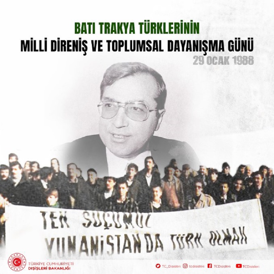 Τουρκικό Υπ. Εξωτερικών: «Συνεχίζεται ο αγώνας των συμπατριωτών μας για την Τουρκικότητα»