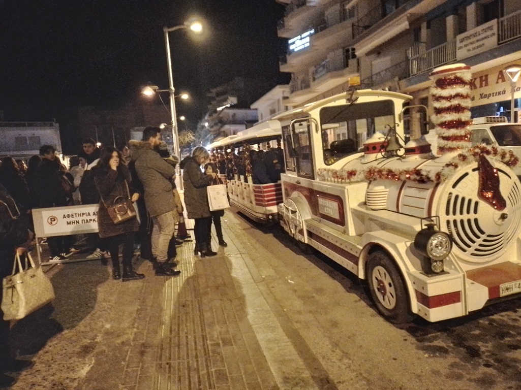 Πτολεμαΐδα: Παρατείνονται τα δρομολόγια του τρένου των Χριστουγέννων