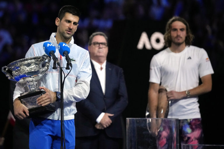 Australian Open: Ο Τζόκοβιτς αποδείχθηκε ανυπέρβλητο εμπόδιο για τον Τσιτσιπά