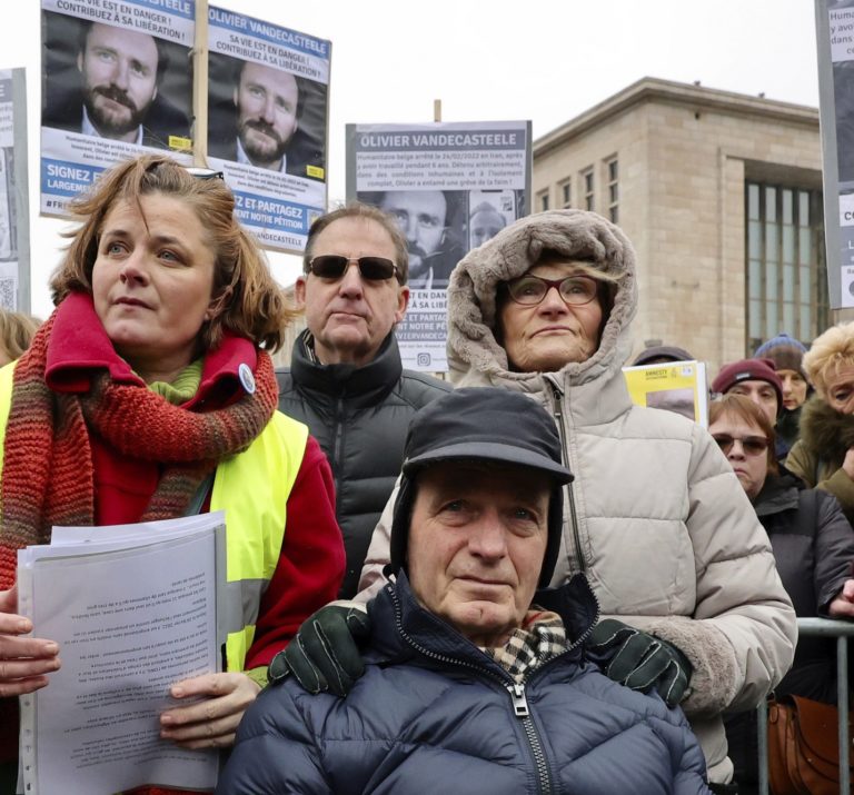 Βρυξέλλες: Διαδήλωση υπέρ Βέλγου κρατούμενου στο Ιράν