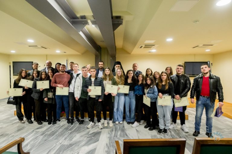 Βραβεύσεις επιτυχόντων στην Αρχαία Ολυμπία