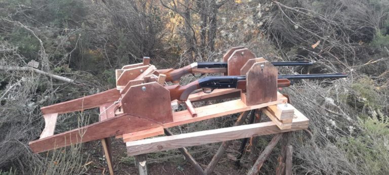 Χαλκιδική: Έφτιαξαν ολόκληρο ξύλινο μηχανισμό με δύο όπλα για παράνομο κυνήγι αγριόχοιρων