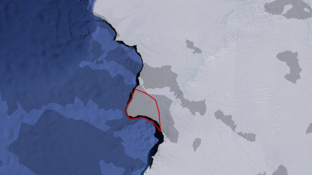 Timelapse της αποκόλλησης του παγόβουνου στην Ανταρκτική – Πως συγκρίνεται με το μέγεθος της Αττικής (video-photo)