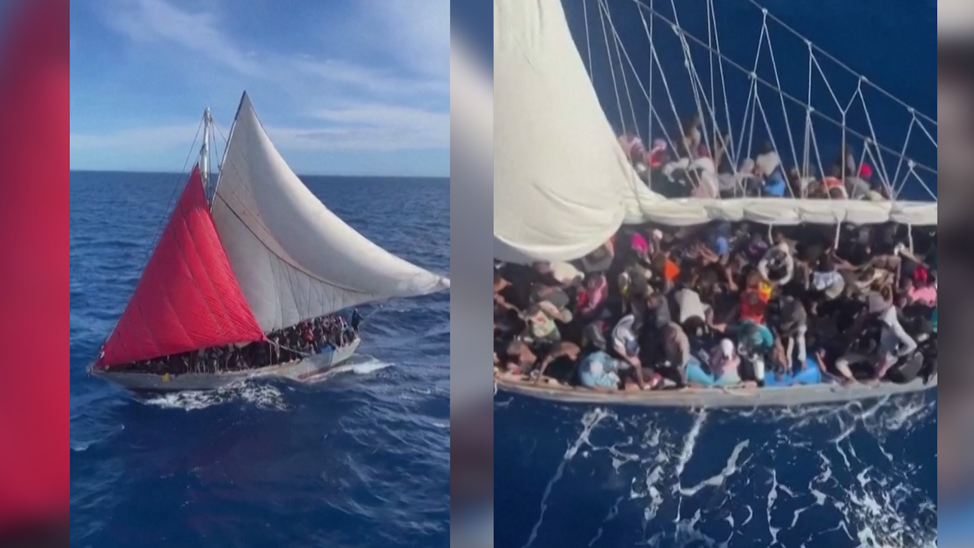 Μπαχάμες: Σχεδόν 400 μετανάστες διασώθηκαν στη θάλασσα (video)