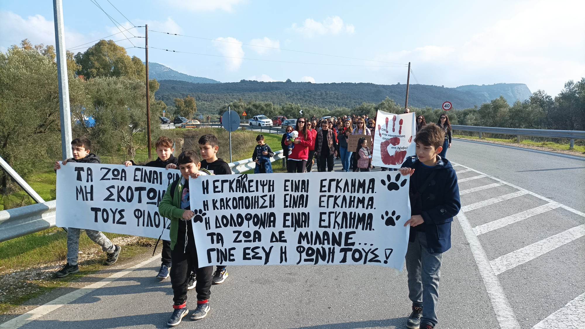Ειρηνική διαμαρτυρία για τη δολοφονία αδέσποτου σκύλου στα Κεραμειά Ειρηνική διαμαρτυρία για τη δολοφονία αδέσποτου σκύλου στα Κεραμειά