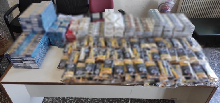 Σύλληψη αλλοδαπού στα Χανιά – Κατασχέθηκαν 1.008 πακέτα τσιγάρα και καπνού