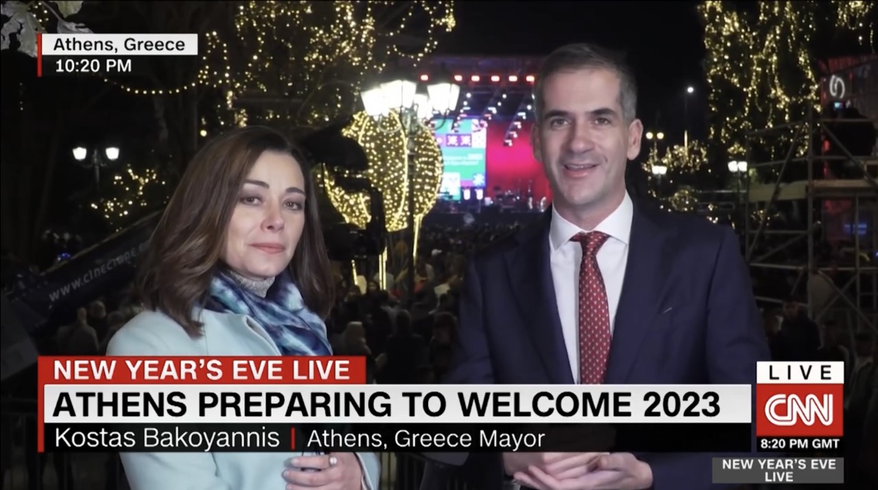 Το CNN «ξεχώρισε» την Πρωτοχρονιά της Αθήνας