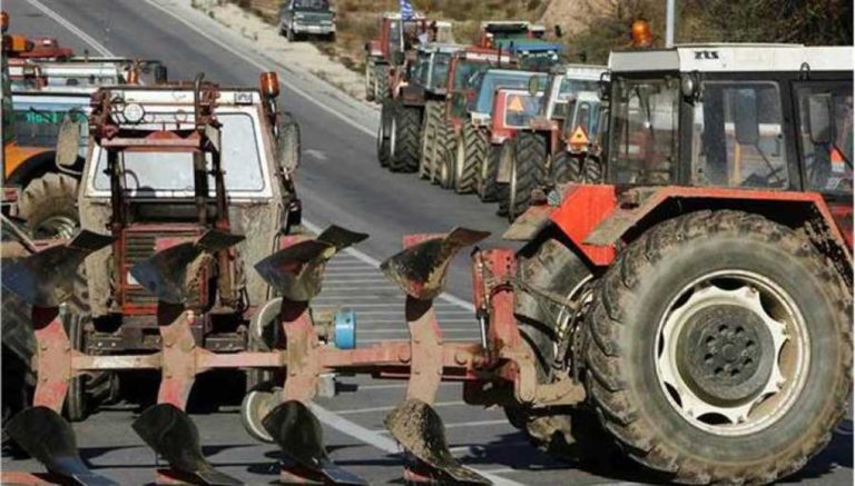 Κινητοποίηση αγροτών με τρακτέρ στο Άργος