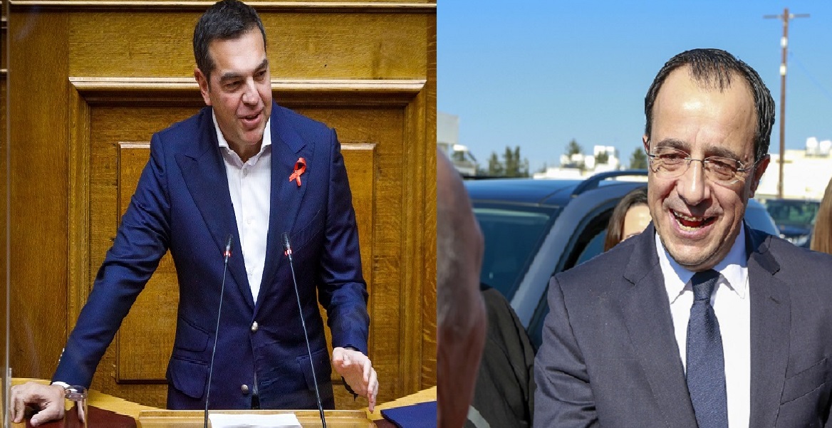 Eπικοινωνία του Α. Τσίπρα με το νέο Πρόεδρο της Κυπριακής Δημοκρατίας Νίκο Χριστοδουλίδη
