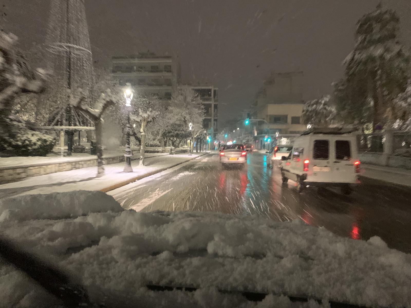 Η Μπάρμπαρα “λατρεύει” τη Μαγνησία – Συνεχίζονται οι χιονοπτώσεις
