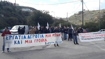 Χανιά: Στο δρόμο και πάλι οι αγρότες-Έκλεισαν συμβολικά το ΒΟΑΚ