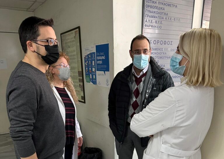 Ο Κ. Μαραβέγιας στο Κ.Υ. Βόλου: Η κυβέρνηση στηρίζει έμπρακτα τους υγειονομικούς