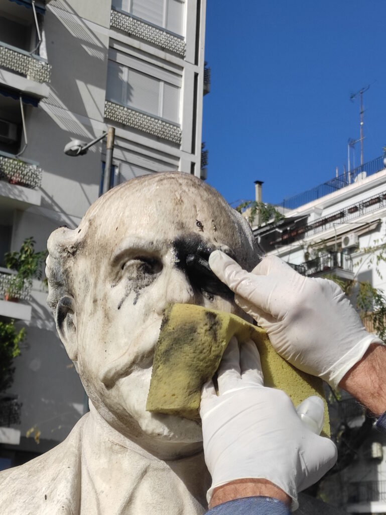 Ξεκίνησε η αποκατάσταση των υπαίθριων γλυπτών της Αθήνας