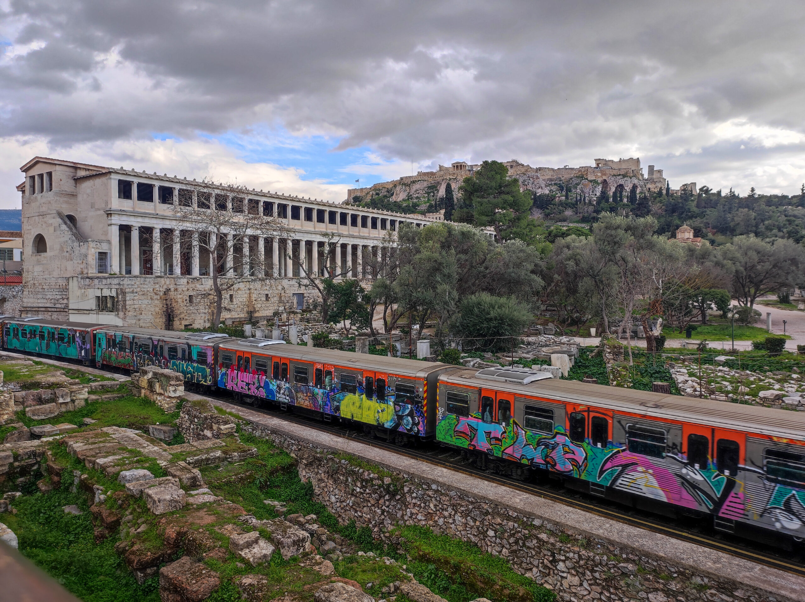 ΣΤΟΑ ΑΤΤΑΛΟΥ ΘΗΣΕΙΟ HΛΕΚΤΡΙΚΟΣ ΣΤΙΓΜΙΟΤΥΠΟ(ΓΙΑΝΝΗΣ ΠΑΝΑΓΟΠΟΥΛΟΣ/ EUROKINISSI)