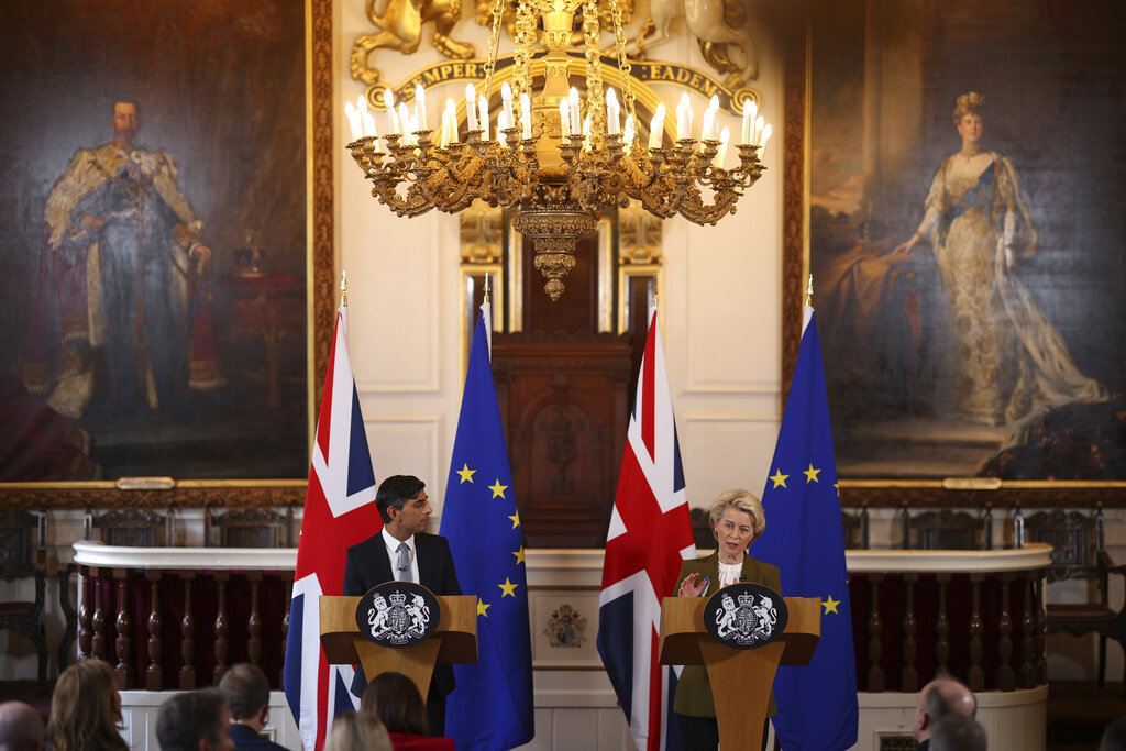 Βρετανία-ΕΕ: Το Λονδίνο αποσύρει το νομοσχέδιο για το πρωτόκολλο της Βόρειας Ιρλανδίας, μετά την συμφωνία