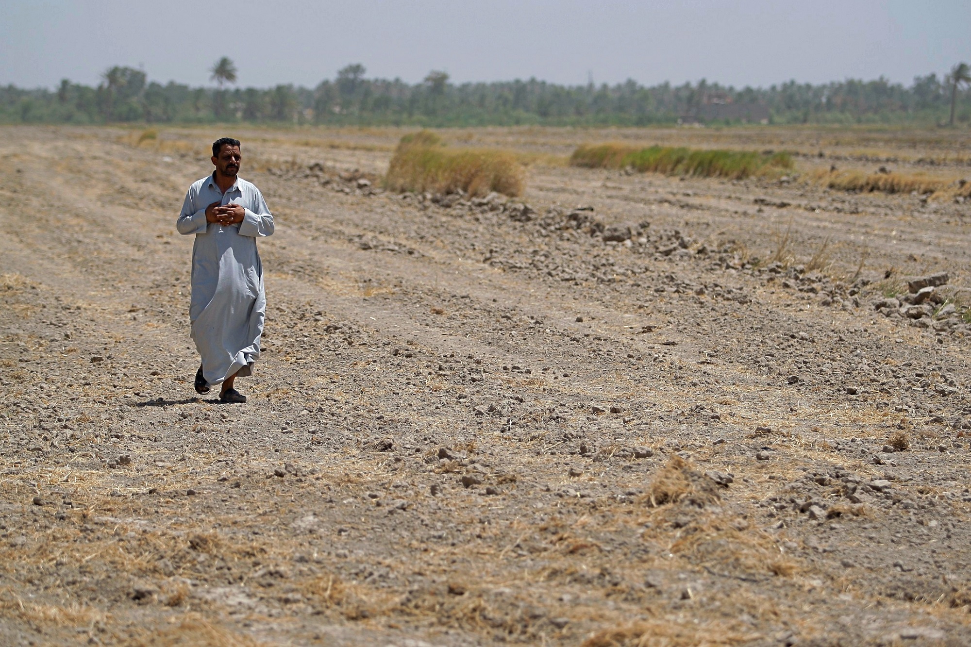 Ιράκ: Στεγνώνουν λίμνες και ποτάμια, οι αγρότες ανησυχούν για έλλειψη νερού 