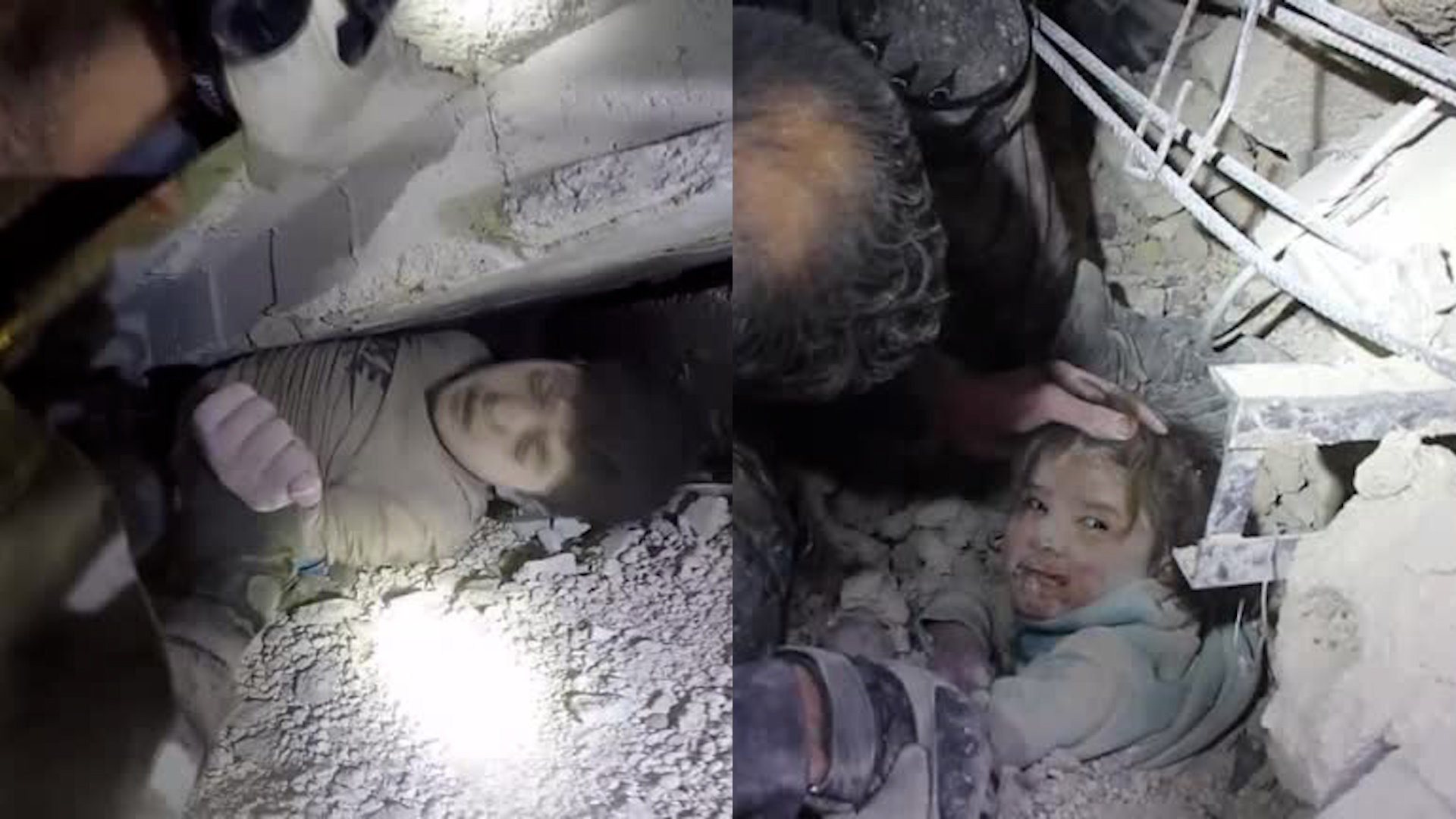 Συγκλονιστικές στιγμές από τη διάσωση δύο παιδιών στη Συρία (video)