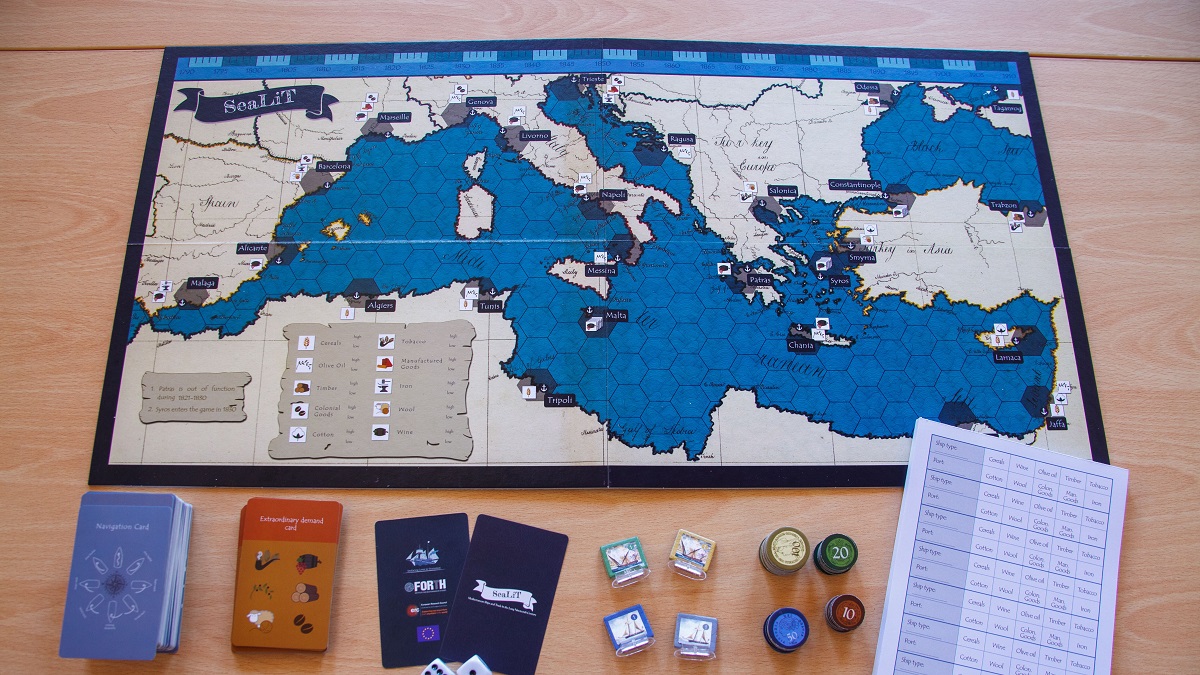 Η ναυτιλιακή ιστορία της Μεσογείου και της Μαύρης Θάλασσας σ’ ένα επιτραπέζιο παιχνίδι