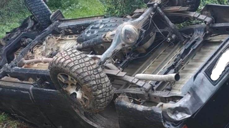 Χανιά: Αγροτικό αυτοκίνητο αναποδογύρισε σε επαρχιακό δρόμο