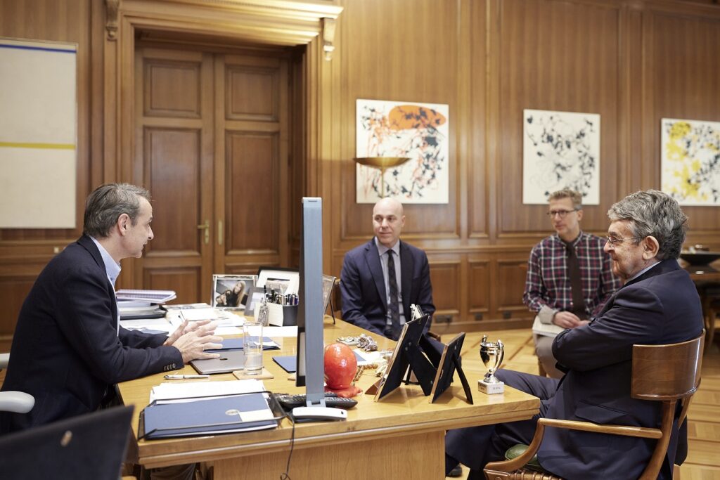 Συνάντηση του Κ. Μητσοτάκη με τον επιχειρηματία Στ. Ανδρεάδη για περιαστικό δάσος στη Θεσσαλονίκη