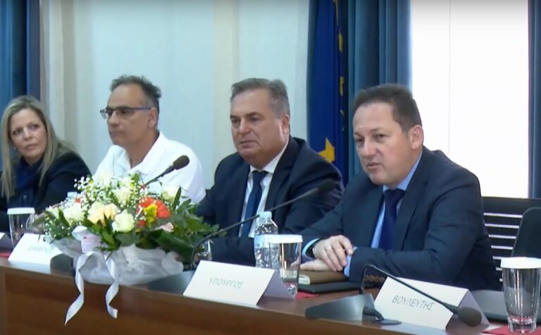 Στη Χαλκιδική ο Στ.Πέτσας-Αυτοψία σε υπό κατασκευή έργα