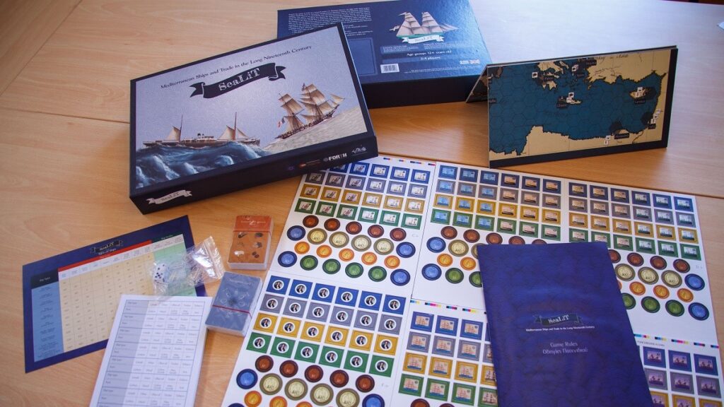 Η ναυτιλιακή ιστορία της Μεσογείου και της Μαύρης Θάλασσας σ’ ένα επιτραπέζιο παιχνίδι