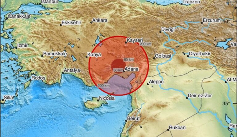 Nέος σεισμός 5,5 Ρίχτερ στην Κεντρική Τουρκία – Κοντά στην Αντιόχεια το νέο χτύπημα του Εγκέλαδου