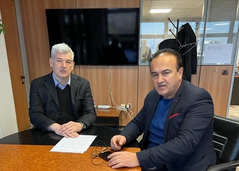 Φλώρινα: Συνάντηση Γ. Αντωνιάδη με πρόεδρο Ελληνικού Κτηματολογίου