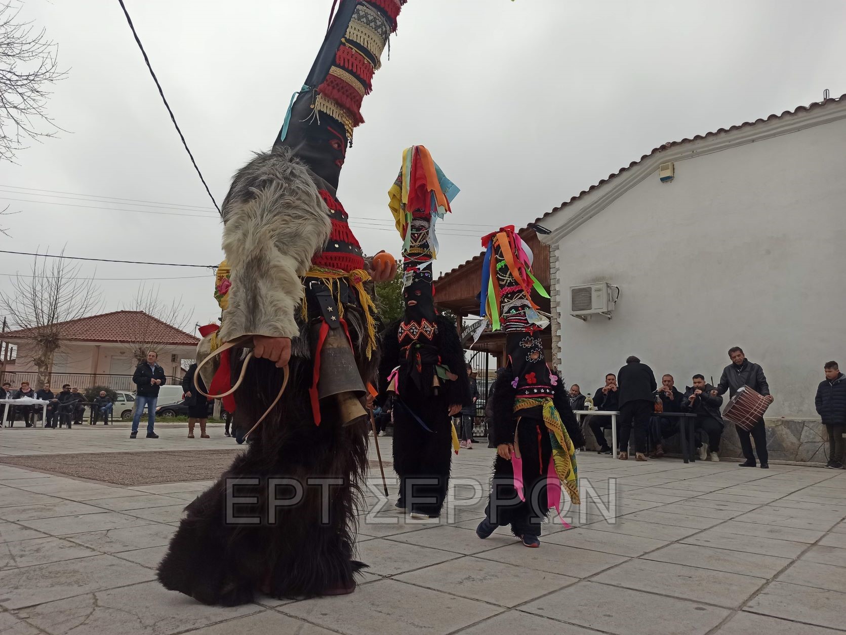 Σέρρες: Το έθιμο του Μπαμπόγερου αναβίωσε στο Φλάμπουρο