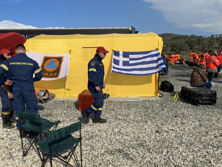 Το ΓΝΛ κοντά στους σεισμοπαθείς της Συρίας και της Τουρκίας