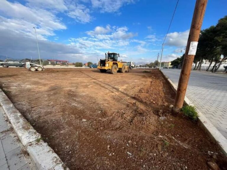 Εργασίες ανάπλασης στην είσοδο της πόλης του Ναυπλίου