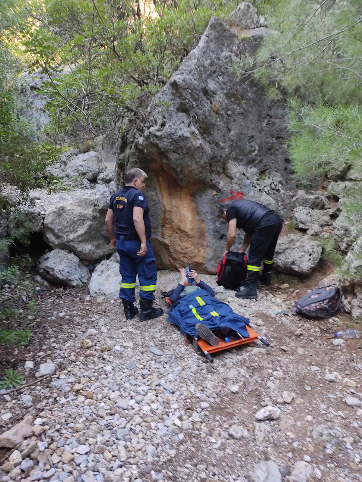 Επιχείρηση διάσωσης 87χρονης Ιταλίδας στο μονοπάτι Σούγια – Λισσός