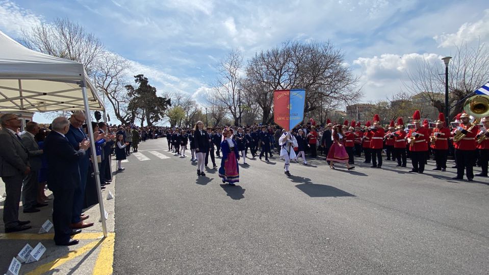 Κέρκυρα: Με λαμπρότητα ο εορτασμός της επετείου της 25ης Ματρτίου