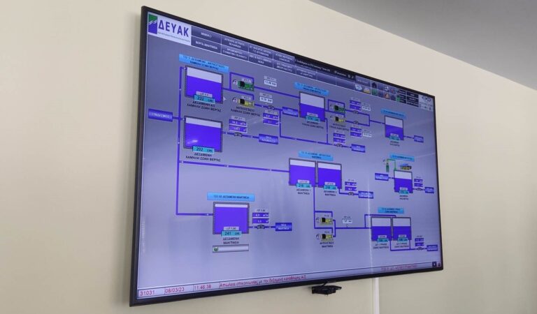 Καλαμάτα: Σε λειτουργία το σύστημα τηλεελέγχου και τηλεδιαχείρισης από τη ΔΕΥΑΚ