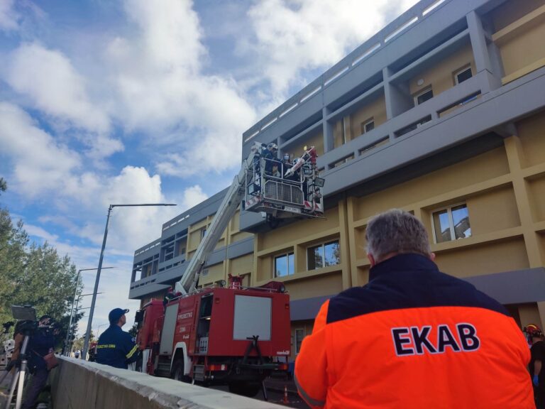 Σε πλήρη ετοιμότητα το Νοσοκομείο Μυτιλήνης για την αντιμετώπιση εκτάκτων αναγκών