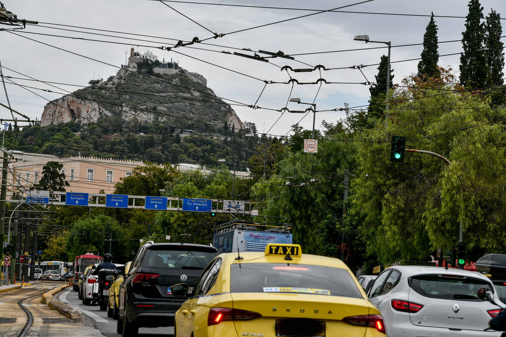 Αποκαταστάθηκε η κυκλοφορία στο κέντρο της Αθήνας