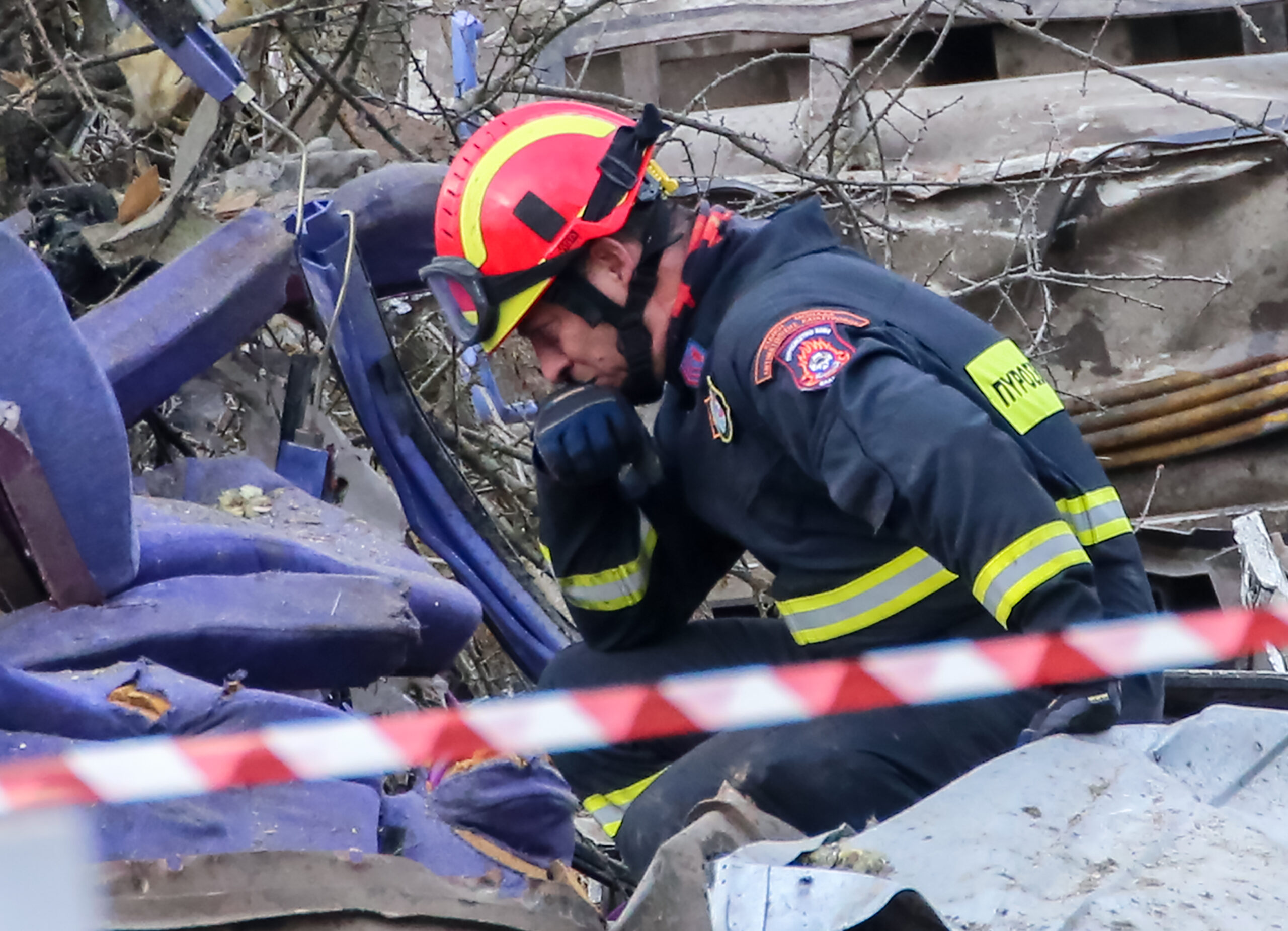 ΣΙΔΗΡΟΔΡΟΜΙΚΟ ΔΥΣΤΥΧΗΜΑ ΣΤΑ ΤΕΜΠΗ (ΛΕΩΝΙΔΑΣ ΤΖΕΚΑΣ /EUROKINISSI)