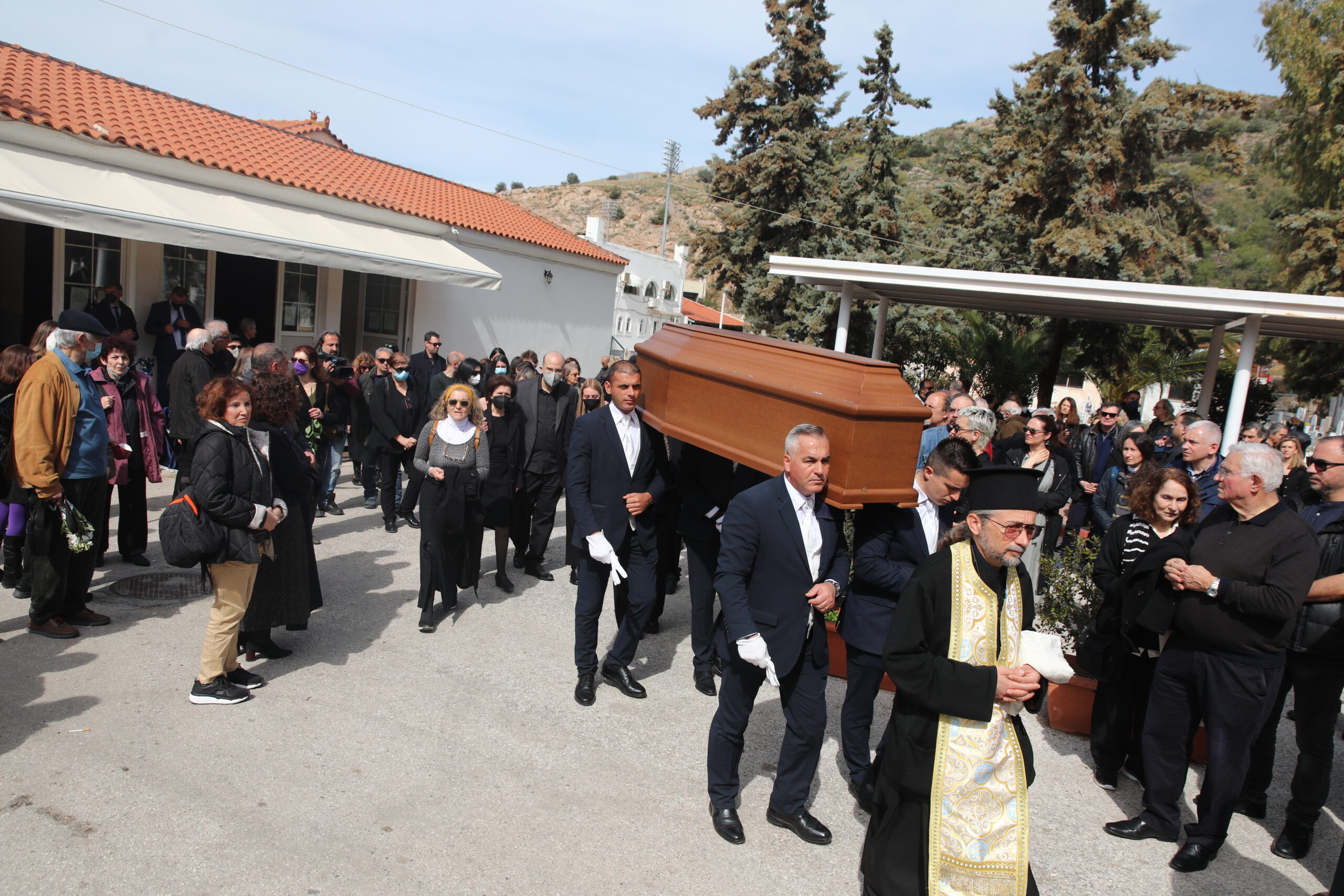[359873] ΚΗΔΕΙΑ ΤΟΥ ΣΚΗΝΟΘΕΤΗ ΛΑΚΗ ΠΑΠΑΣΤΑΘΗ(ΓΙΑΝΝΗΣ ΠΑΝΑΓΟΠΟΥΛΟΣ/EUROKINISSI)