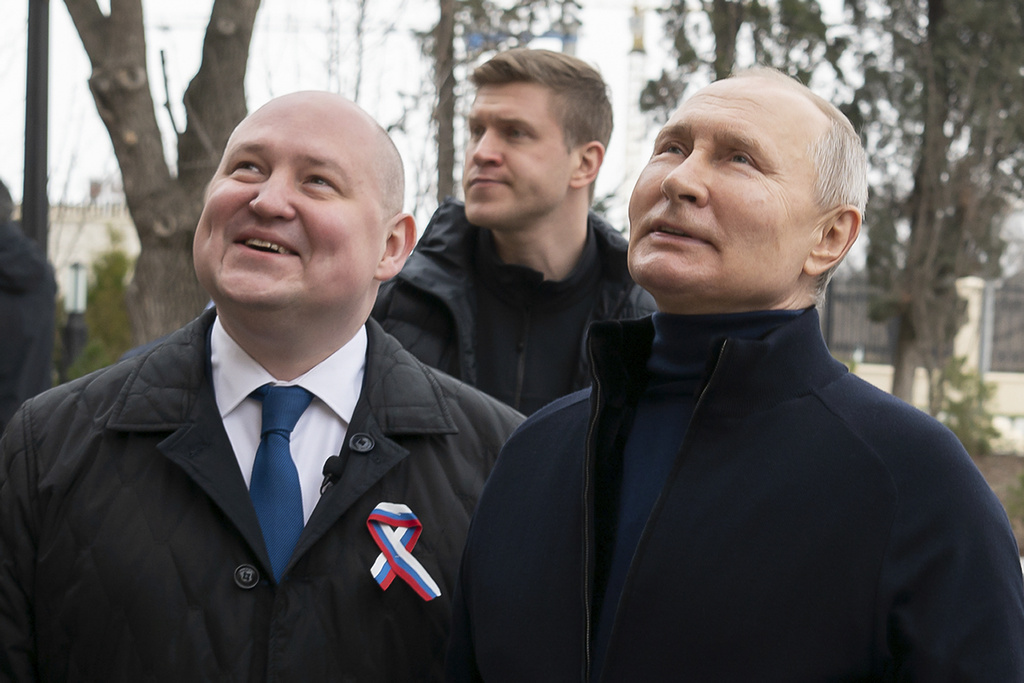 Ο Βλ. Πούτιν επισκέφθηκε την Κριμαία κατά την ένατη επέτειο της προσάρτησής της