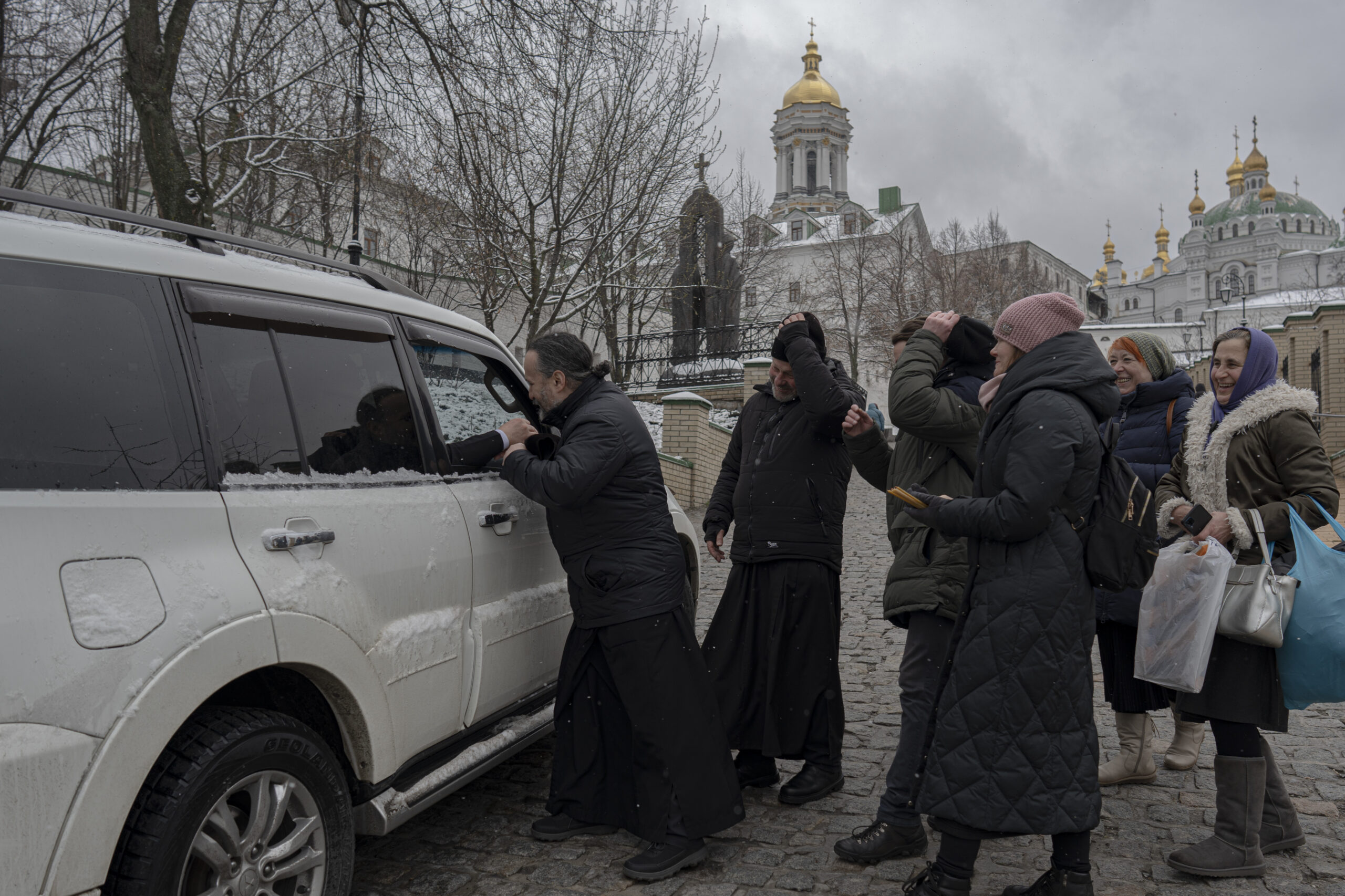 Russia Ukraine War Monastery