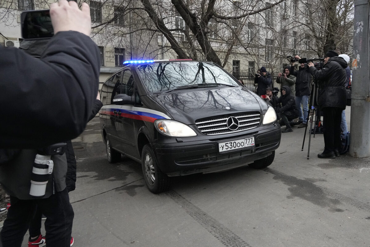 Russia Reporter Arrested