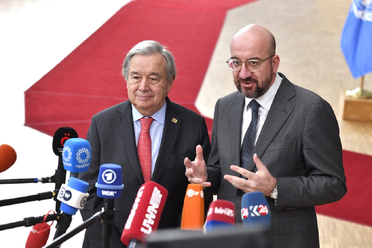 Σαρλ Μισέλ προς Αντόνιο Γκουτέρες: ΕΕ και Ηνωμένα Έθνη έχουν πολλά κοινά
