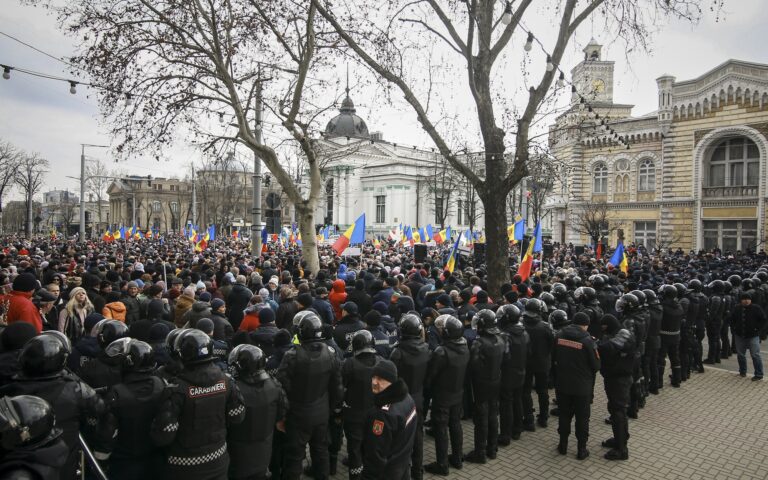 Μολδαβία: Διαμαρτυρία φιλορώσων στην πρωτεύουσα Κισινάου