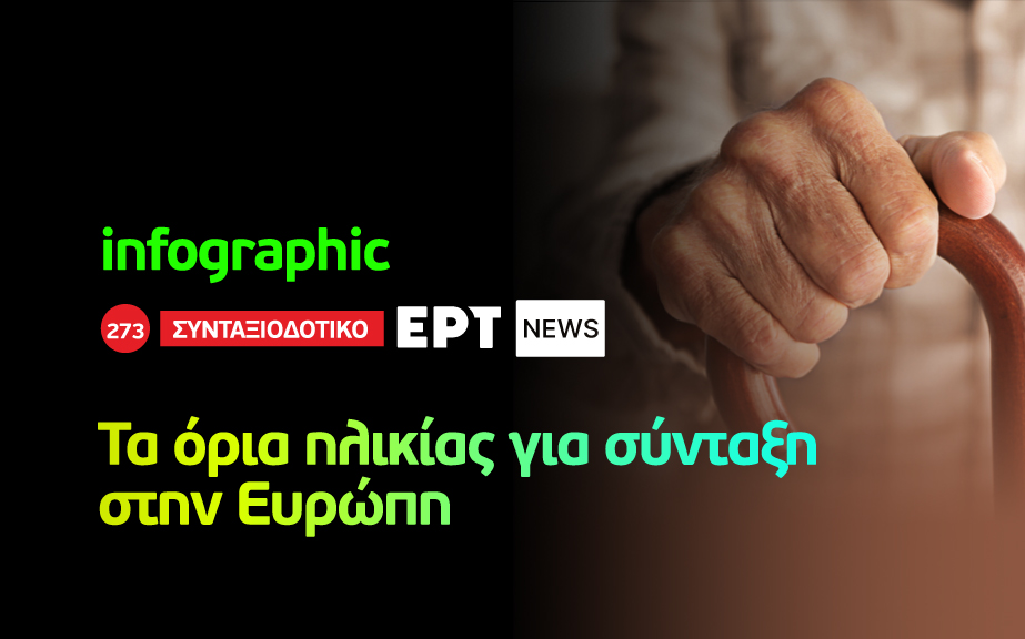 Infographic: Τα όρια ηλικίας για σύνταξη στην Ευρώπη