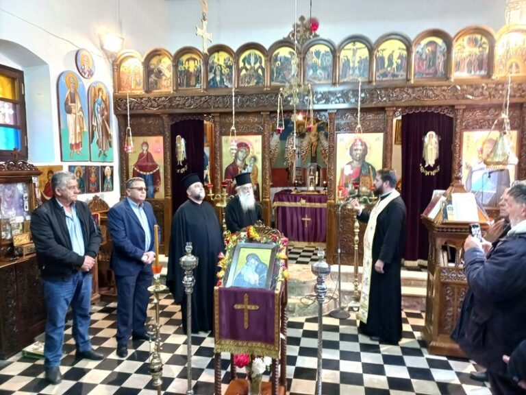 Ο Μητροπολίτης Ζακύνθου στην Ι.Μ. Παναγίας Ελεούσης