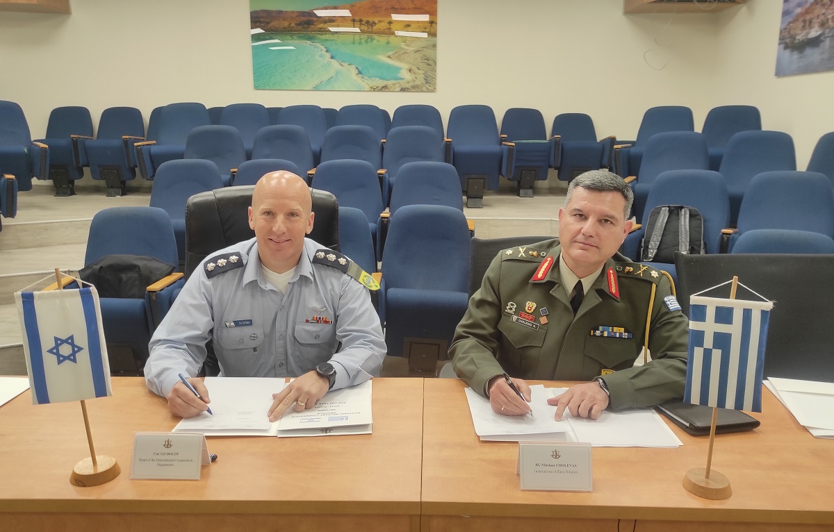 Υπογραφή προγράμματος Αμυντικής Συνεργασίας Ελλάδας – Ισραήλ για το 2023