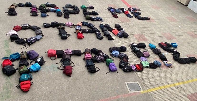 Κινητοποίηση φοιτητών στην μνήμη των θυμάτων του δυστυχήματος στα Τέμπη