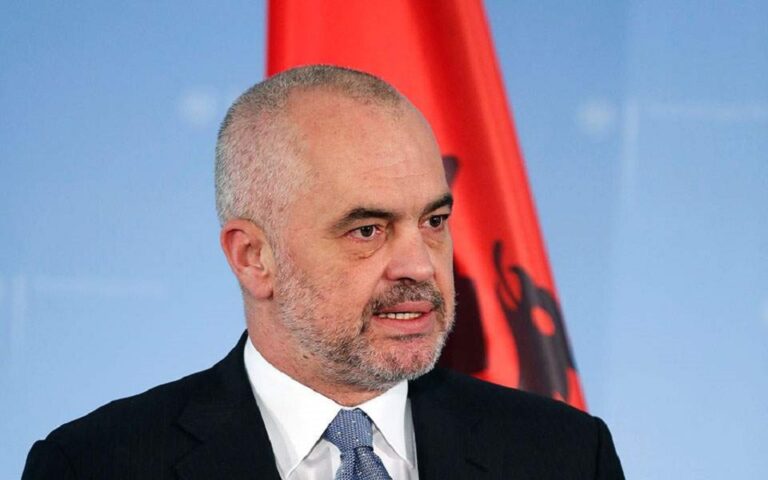 Συλλυπητήρια από τον Αλβανό πρωθυπουργό Έντι Ράμα για το δυστύχημα στα Τέμπη