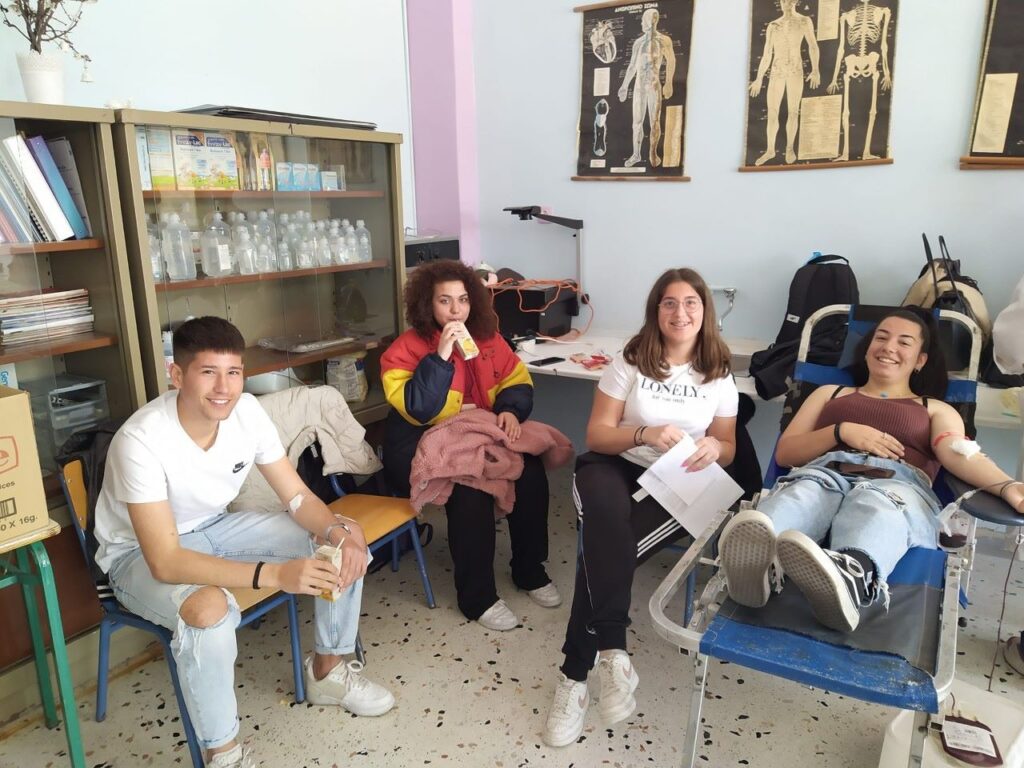 Νέα εθελοντική αιμοδοσία στο 1ο ΕΠΑΛ Τυρνάβου